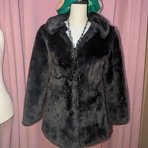 GYMBOREE Child's Luxourious Faux Fur Jacket 12